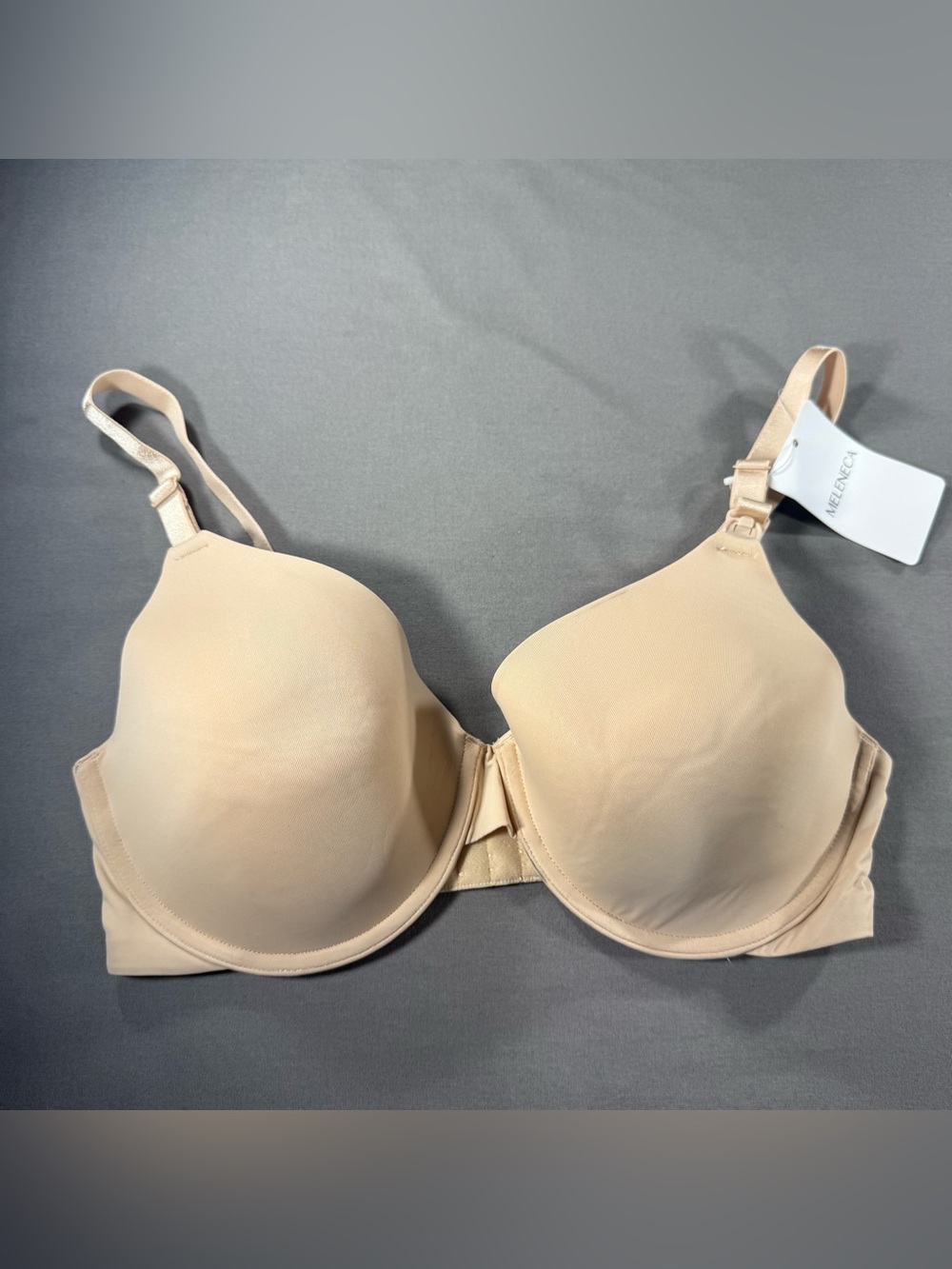 Nude Maternity Nursing T-Shirt Bra 36D Lightly Lined Underwire NWT